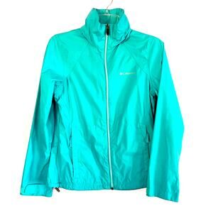 Columbia Women’s Switchback III Waterproof Packable Rain Jacket Miami Teal XS